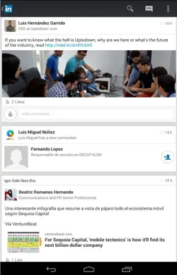 LinkedIn android App screenshot 14