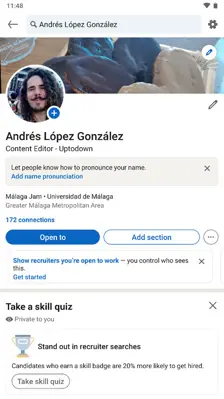 LinkedIn android App screenshot 2