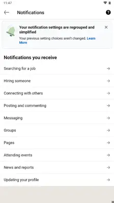 LinkedIn android App screenshot 5